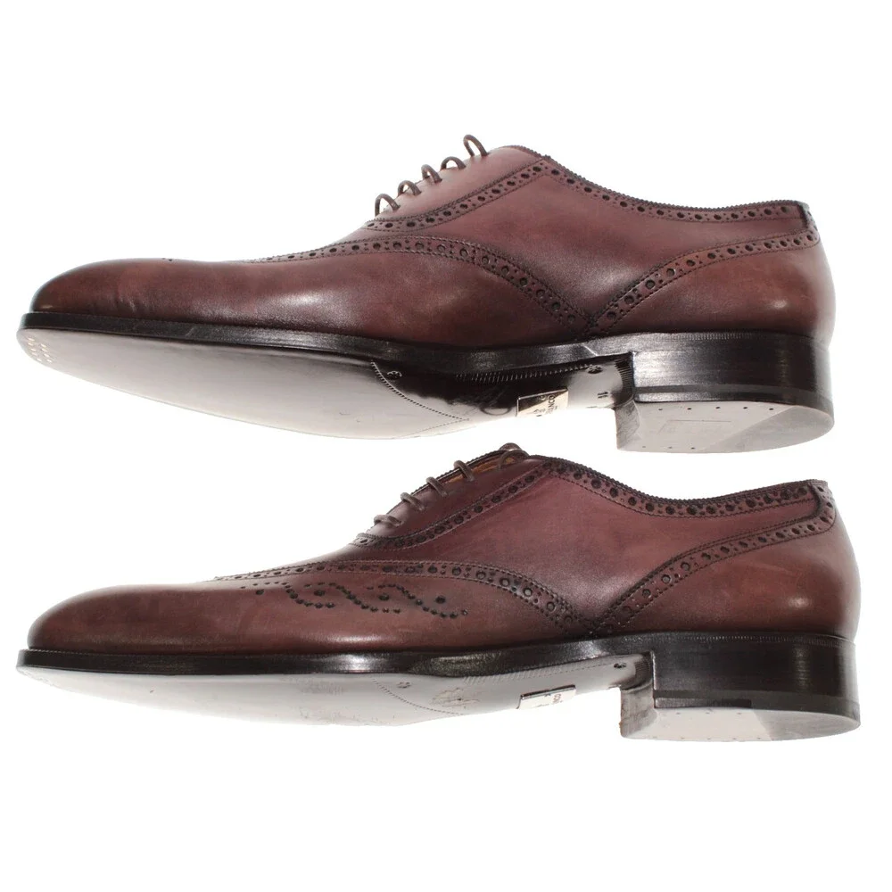 Di Bianco NWD Lace Up Oxford Dress Shoes Size 15 US in Brown Leather